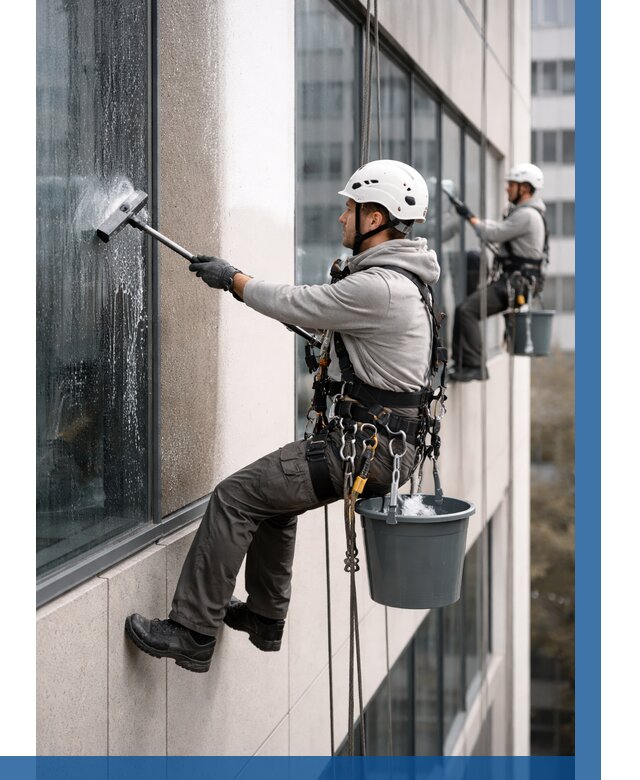 Мойка фасадов зданий в Юбилейном под ключ от 361 р. | ВЫСОТНИК-Юбл