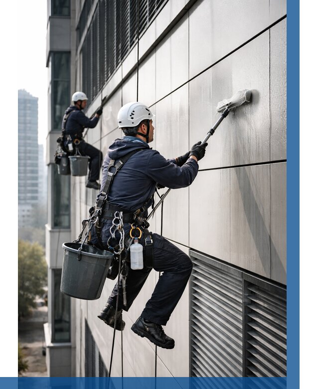 Мойка вентилируемого фасада в Юбилейном от 258 р. | ВЫСОТНИК-Юбл