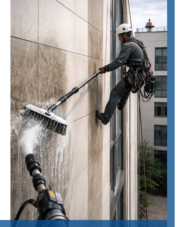 Мойка фасада из керамогранита в Юбилейном от 309 р. | ВЫСОТНИК-Юбл