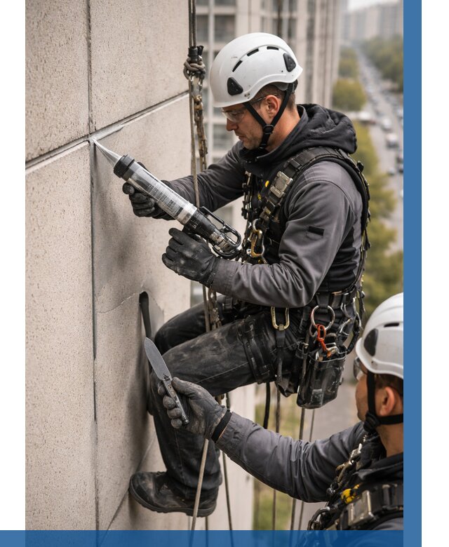 Первичная герметизация швов в Юбилейном от 618 р. | ВЫСОТНИК-Юбл