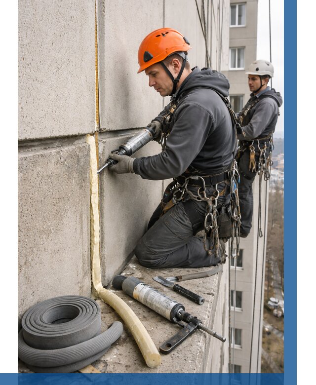 Теплый шов межпанельные швы в Юбилейном от 721 р. | ВЫСОТНИК-Юбл