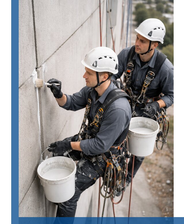 Противогрибковая обработка швов в Юбилейном для фасадов и кровель