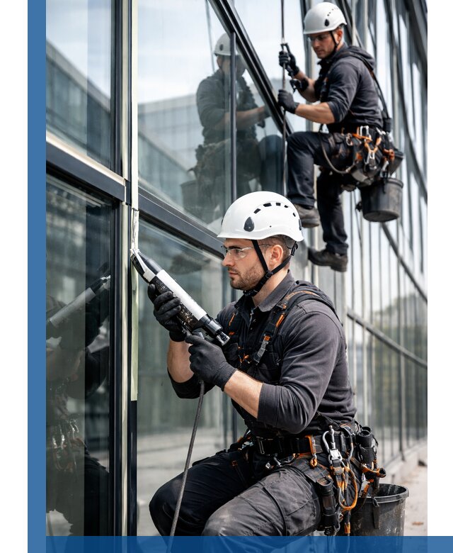 Герметизация витражных швов в Юбилейном для зданий и фасадов