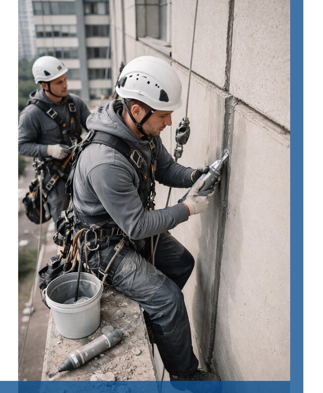 Ремонт деформационных швов здания в Юбилейном от 1030 р. | ВЫСОТНИК-Юбл