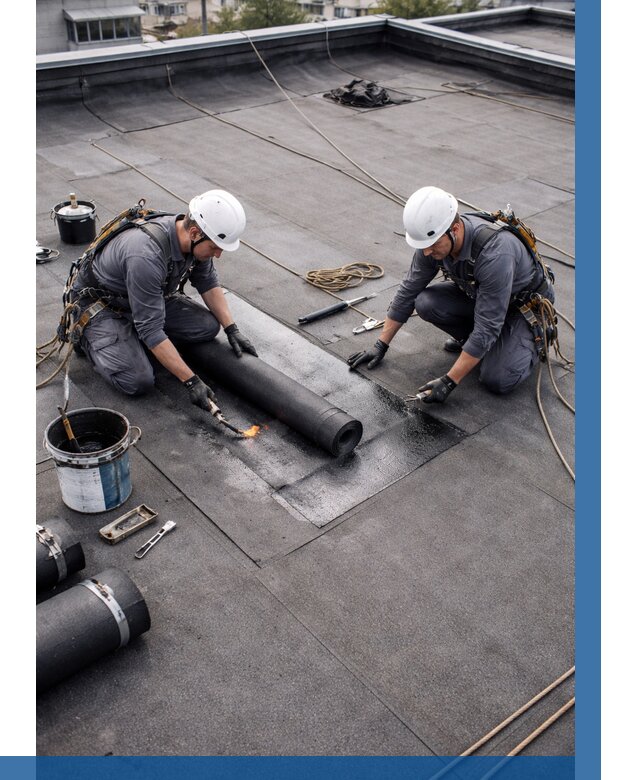 Ремонт мягкой кровли под ключ в Юбилейном от 721 р. | ВЫСОТНИК-Юбл