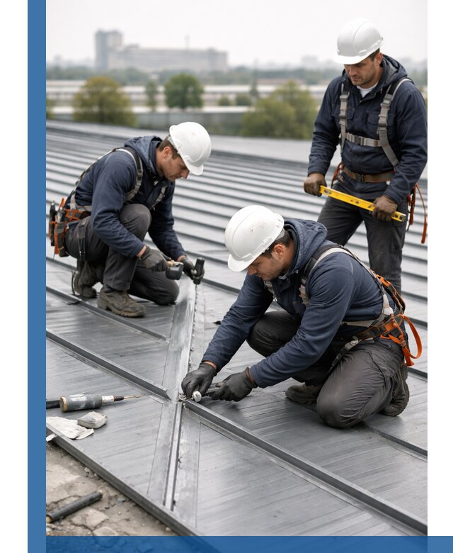 Ремонт фальцевой кровли в Юбилейном срочно и качественно