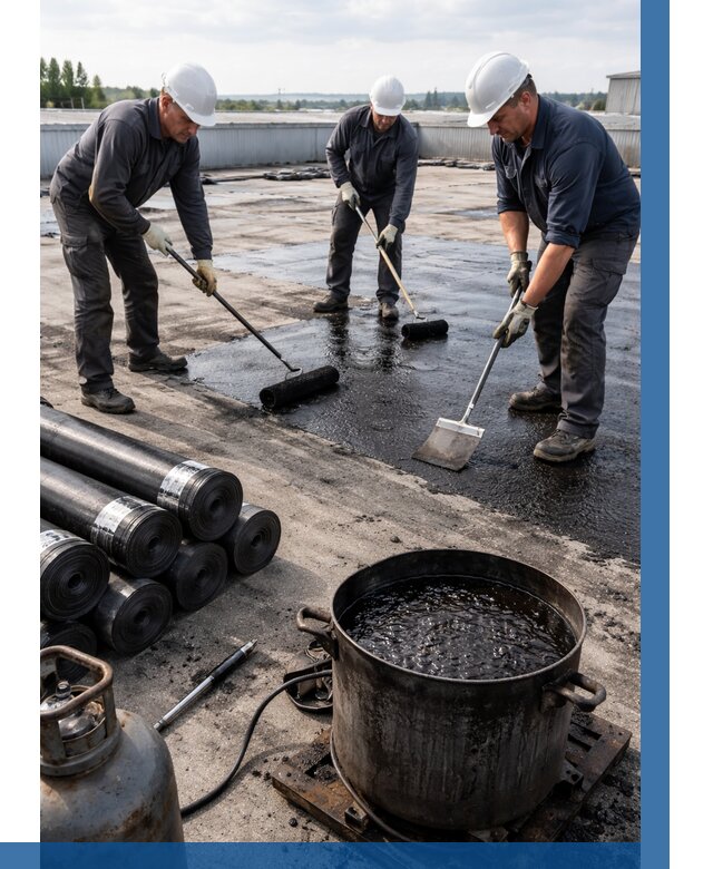 Гидроизоляция кровли мастикой в Юбилейном от 618 р. | ВЫСОТНИК-Юбл