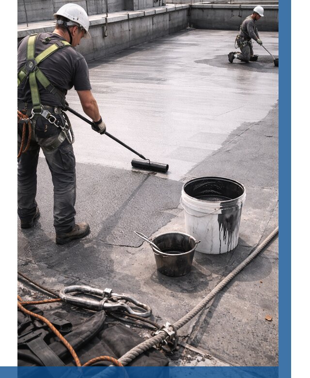 Гидроизоляция кровли жидкой резиной в Юбилейном от 515 р. | ВЫСОТНИК-Юбл