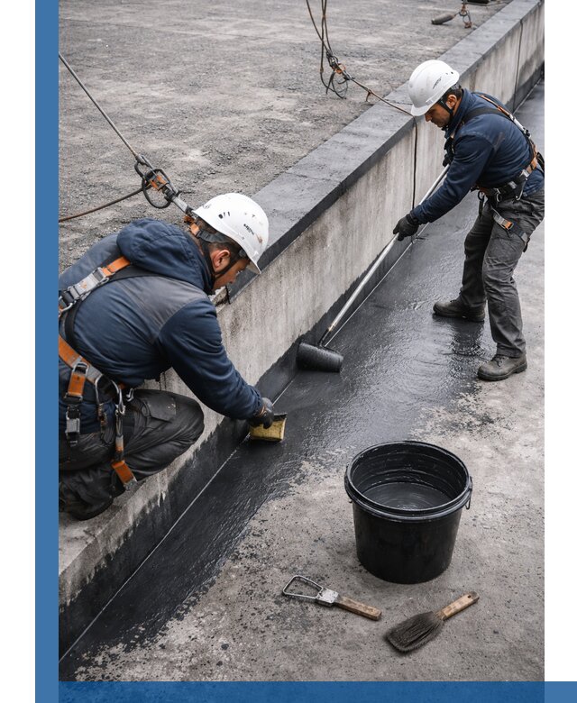 Гидроизоляция кровли жидкой резиной профессионально в Юбилейном