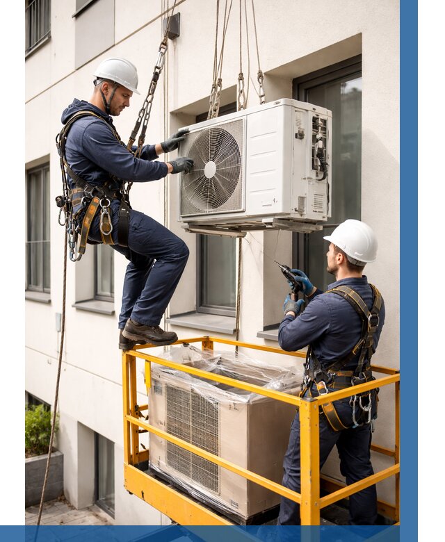 Демонтаж внешнего блока кондиционера в Юбилейном от 3606 р. | ВЫСОТНИК-Юбл