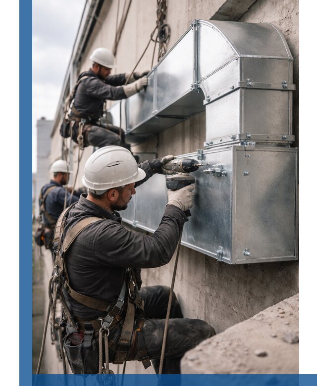 Профессиональный монтаж вентиляционных коробов в Юбилейном под ключ