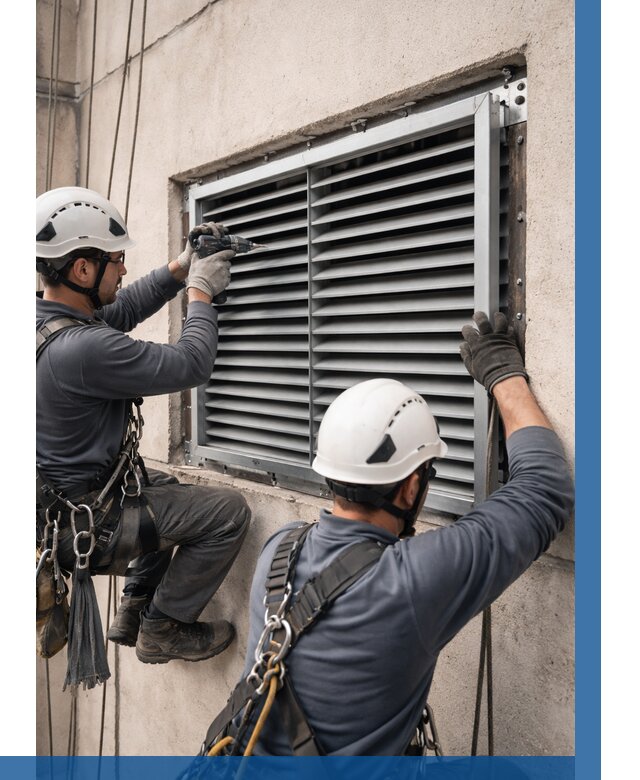 Монтаж вентиляционных решеток в Юбилейном от 4636 р. | ВЫСОТНИК-Юбл