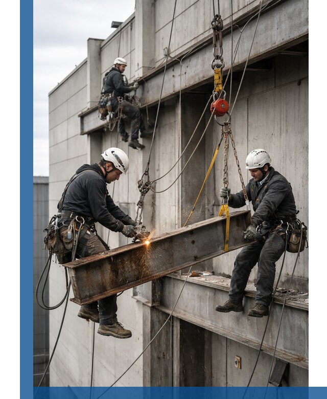 Демонтаж металлоконструкций на высоте в Юбилейном под ключ