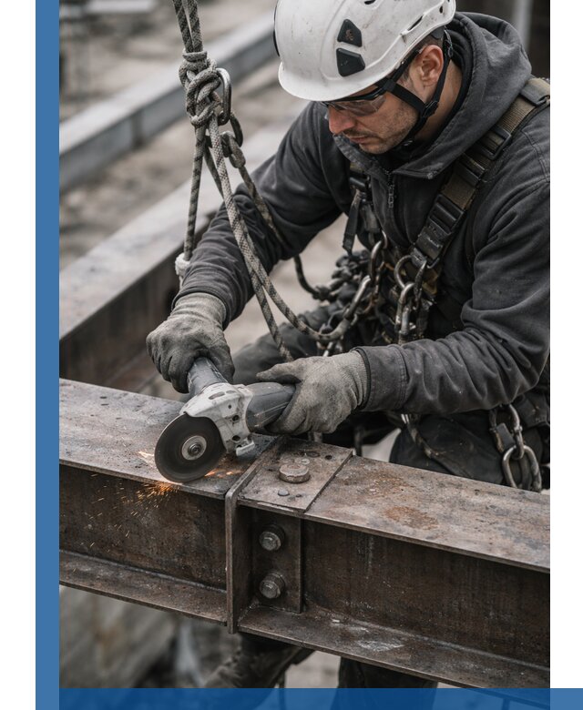 Резка металла на высоте в Юбилейном для зданий и конструкций