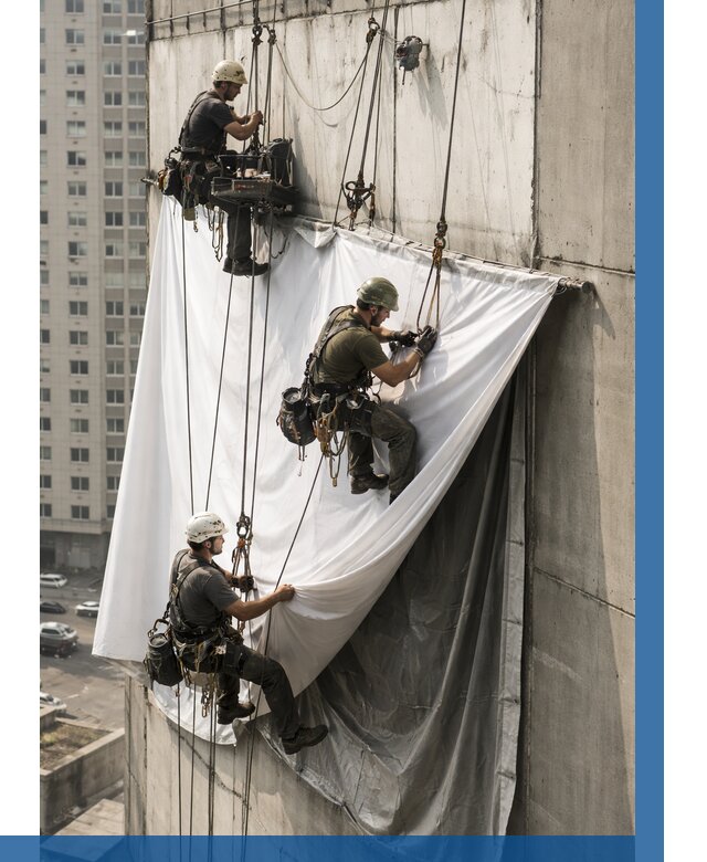 Замена баннерного полотна в Юбилейном от 6697 р. | ВЫСОТНИК-Юбл—заказать