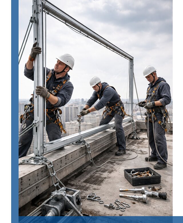 Монтаж крышных рекламных конструкций под ключ в Юбилейном