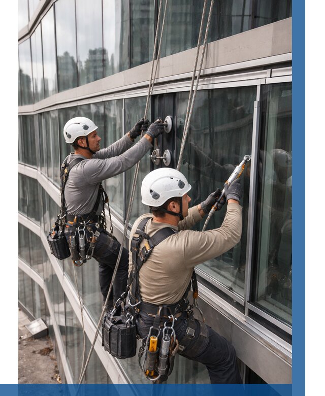 Радиусное остекление фасада в Юбилейном от 12364 р. | ВЫСОТНИК-Юбл