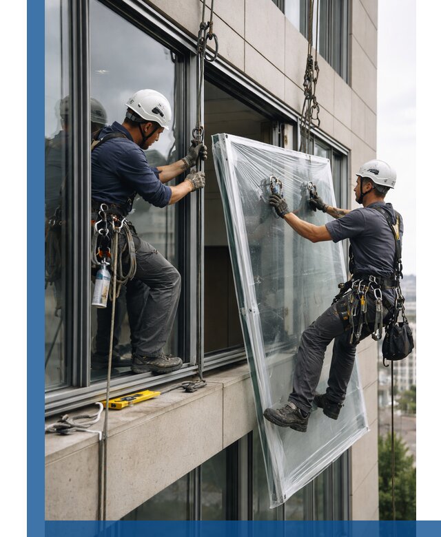 Профессиональная замена стекла в витраже в Юбилейном с гарантией