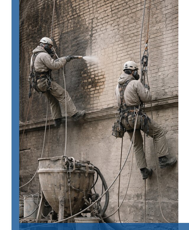 Пескоструйная очистка фасадов в Юбилейном профессионально