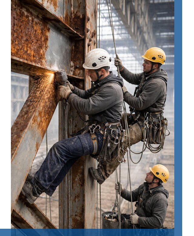 Зачистка металла от ржавчины в Юбилейном от 361 р. | ВЫСОТНИК-Юбл