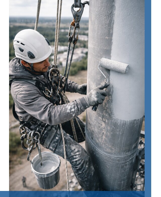 Покраска мачт связи под ключ в Юбилейном от 876 р. | ВЫСОТНИК-Юбл