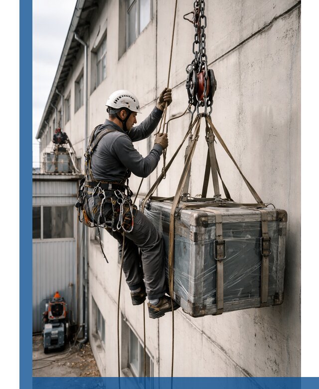 Подъем грузов на высоту в Юбилейном для промышленных объектов