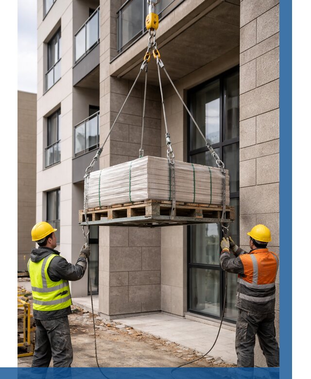 Подъем керамогранита на этаж в Юбилейном от 3606 р. | ВЫСОТНИК-Юбл