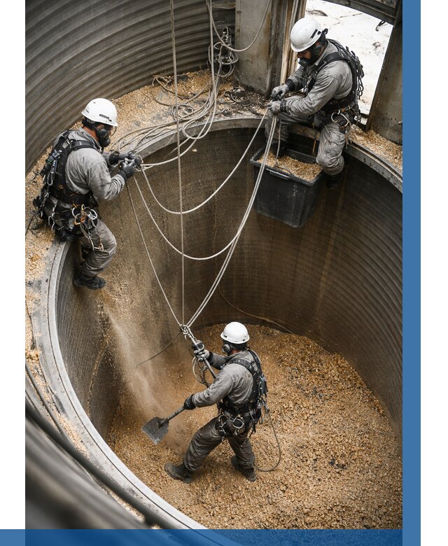 Чистка зерновых бункеров в Юбилейном от 12364 р. | ВЫСОТНИК-Юбл