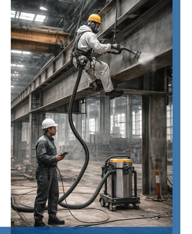 Обеспыливание конструкций в цехе в Юбилейном от 4327 р. | ВЫСОТНИК-Юбл