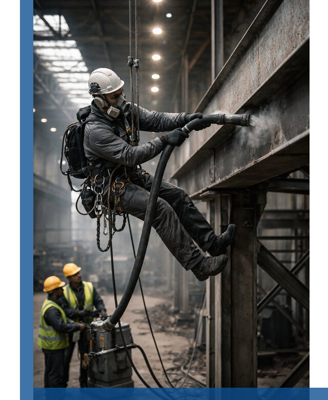 Обеспыливание конструкций в цехах промышленного производства в Юбилейном