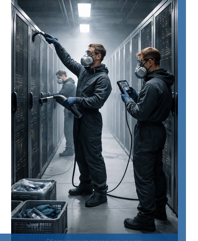 Обеспыливание серверной комнаты в Юбилейном от 4636 р. | ВЫСОТНИК-Юбл