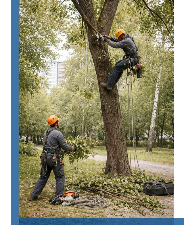 Санитарная обрезка деревьев в Юбилейном, профессионально и безопасно