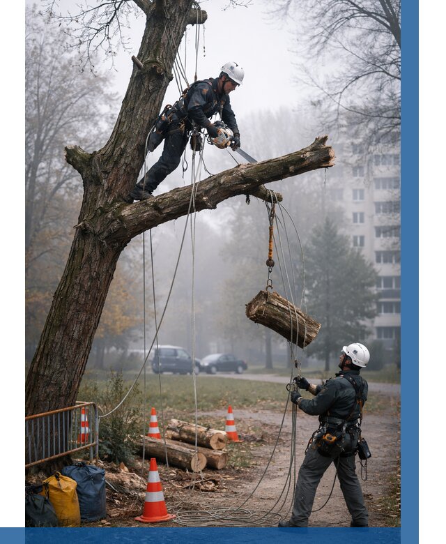 Удаление аварийных деревьев в Юбилейном от 15455 р. | ВЫСОТНИК-Юбл