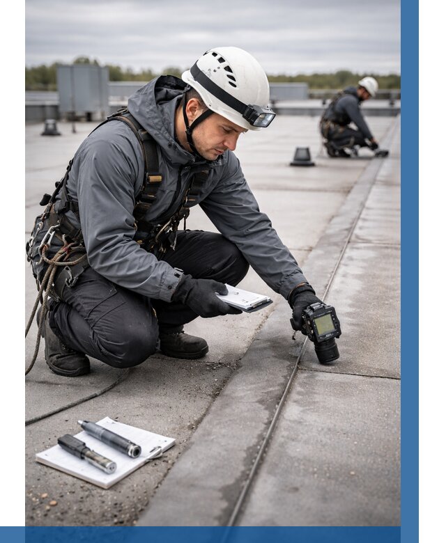 Обследование кровли на протечки в Юбилейном от 4636 р. | ВЫСОТНИК-Юбл